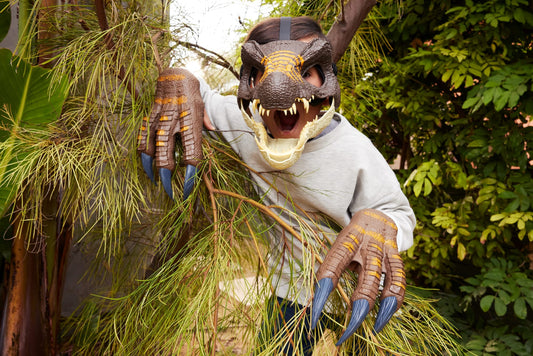 Jurassic World Brinquedo Rebirth Máscara de Dinossauro Spinosaurus