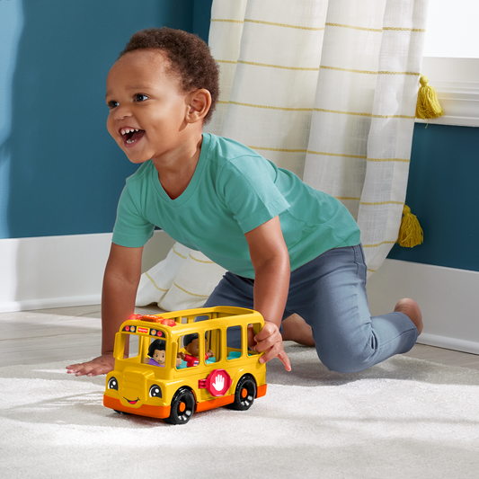 Fisher-Price Little People Autobus Scolaire, Musical, Multilingue