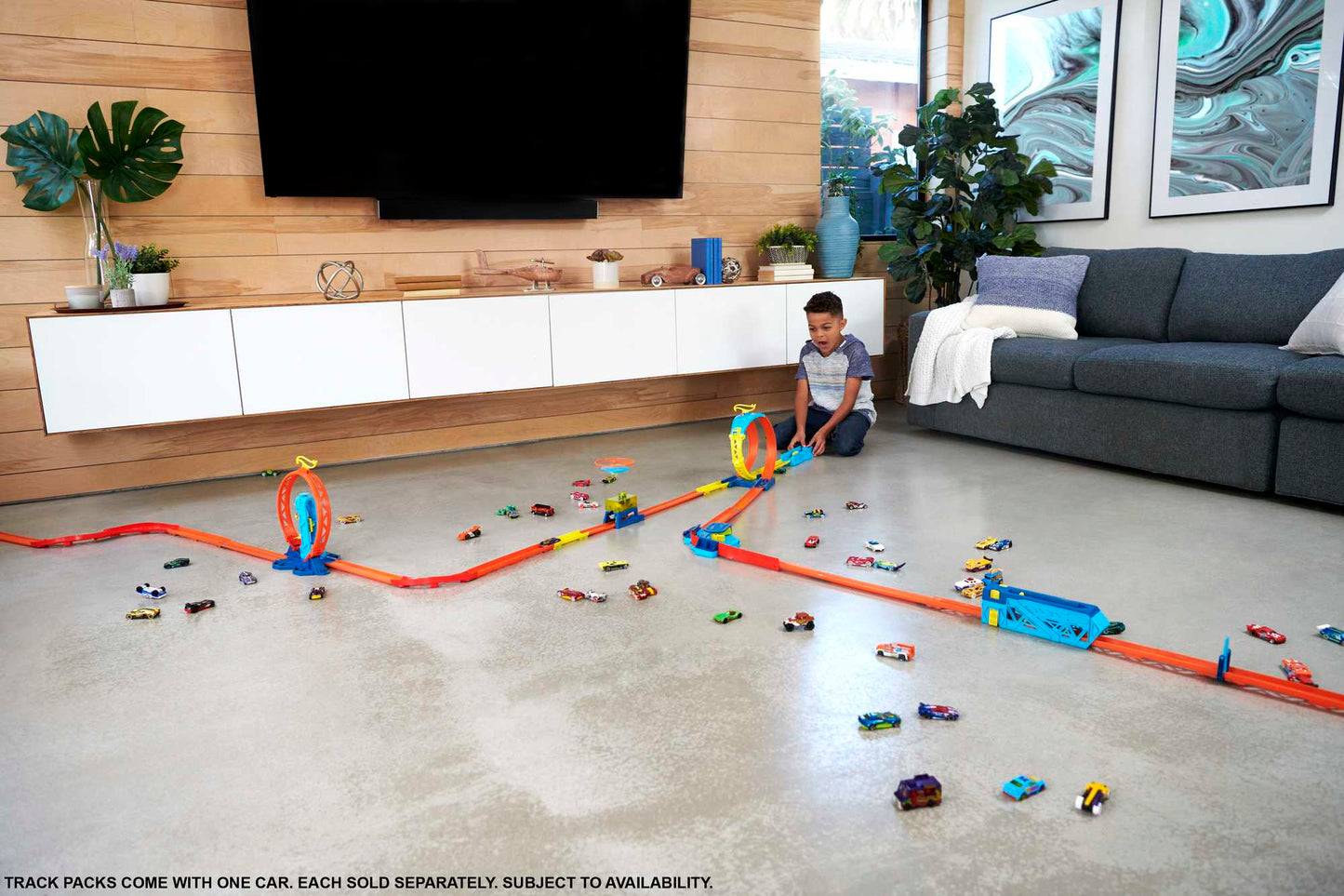 Hot Wheels Track Builder Unlimited Split Loop Pack